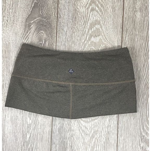 PrAna Leggings M Brown Stretch Ankle Compression‎ Womens Pants - Picture 1 of 6